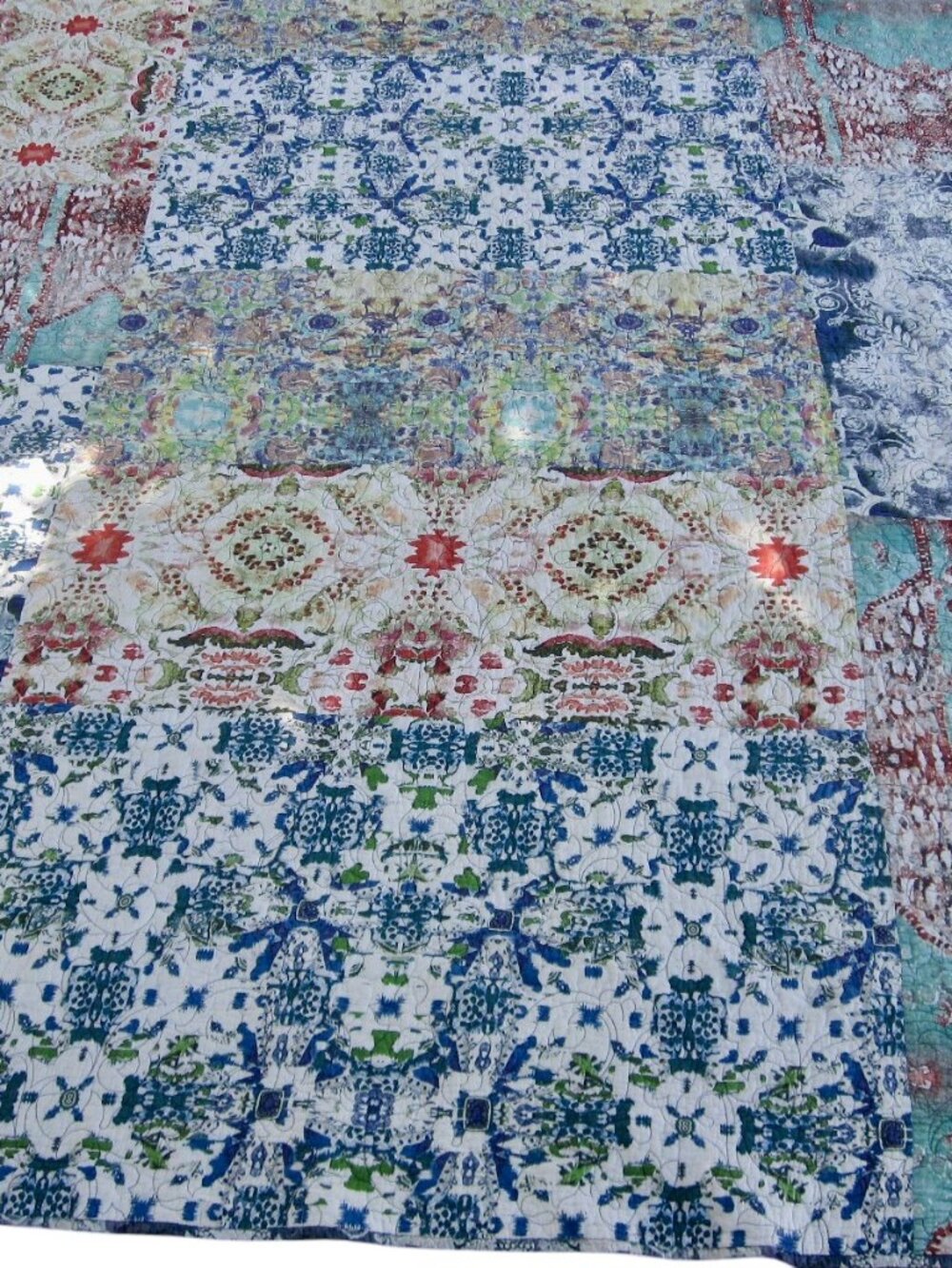 Tracy Porter Poetic Wanderlust Full Size Quilt Tie Dye Patchwork Hippie Boho